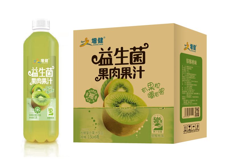 猕猴桃味益生菌果汁 1.5L 1x6