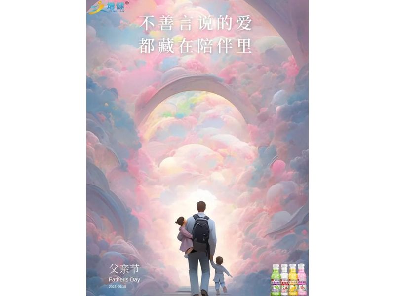 【河南增健饮品】父爱如山，沉稳陪伴；父爱如湖，深邃无言。