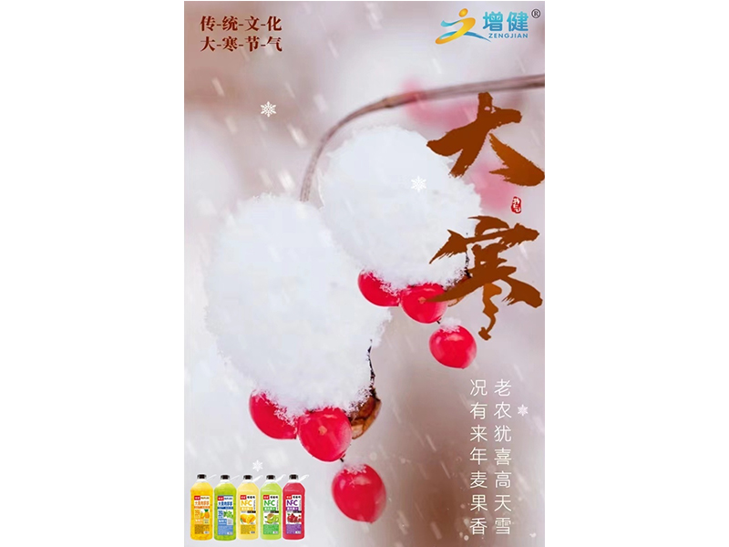 【增健饮品】大寒：愿你心有安暖，不惧冬寒