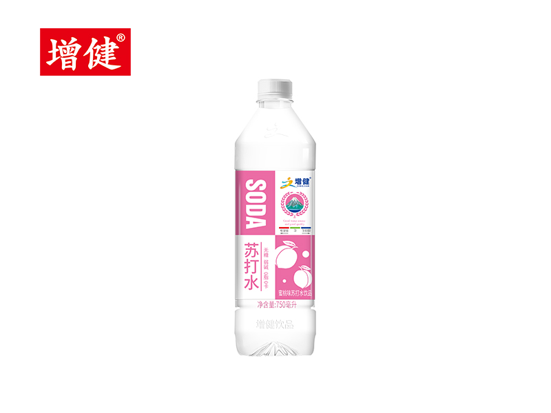 蜜桃味苏打水饮品
